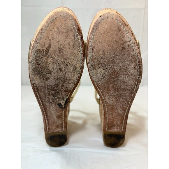 Prada Chain Link Gold Wedges - Picture 8 of 16